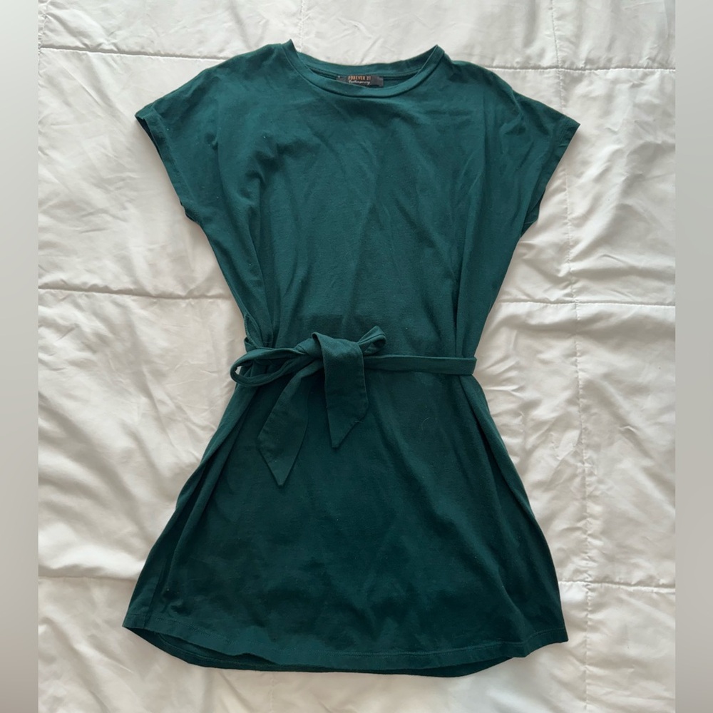 Green T-Shirt Dress